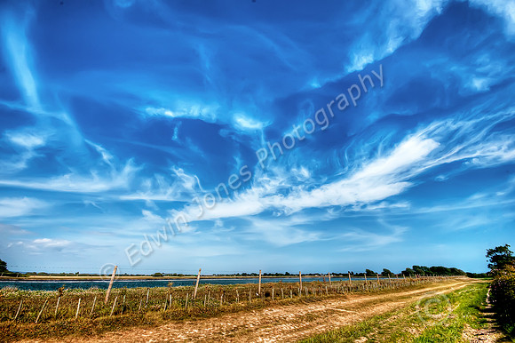 Summer Lane Sky Pagham Sussex