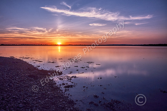 Pagham Harbour Sunset Reflections