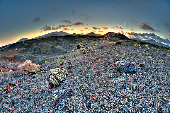 Small Planetoid Sunset