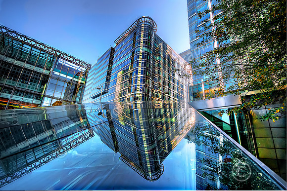 Canary Wharf Angles and Reflections