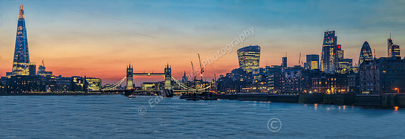 Bermondsey View City Night Lights