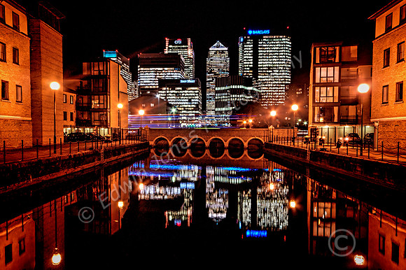 Blackwall Lock Cityscape