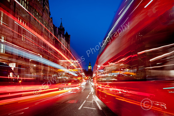 Buses Big Ben to Trafalgar
