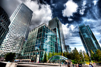 Sky High Towers Canary Wharf London UK