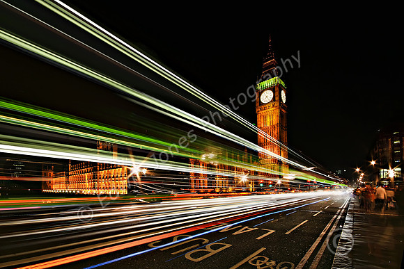 Light Trails to Westminster
