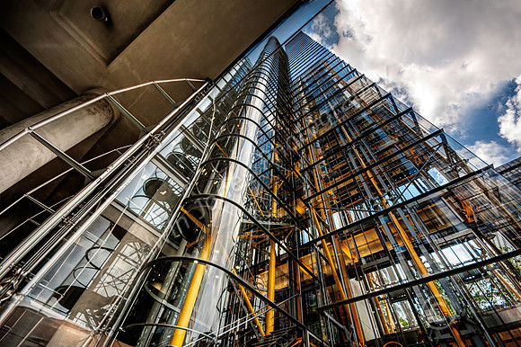 88 Wood Street Reflections and Stairs