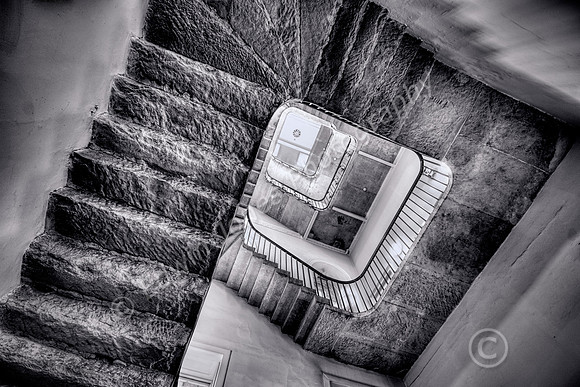 Stamp Staircase Stone Detail