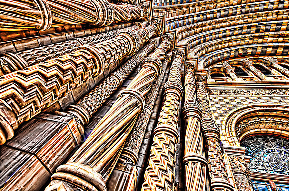 Natural History Museum Entrance Columns