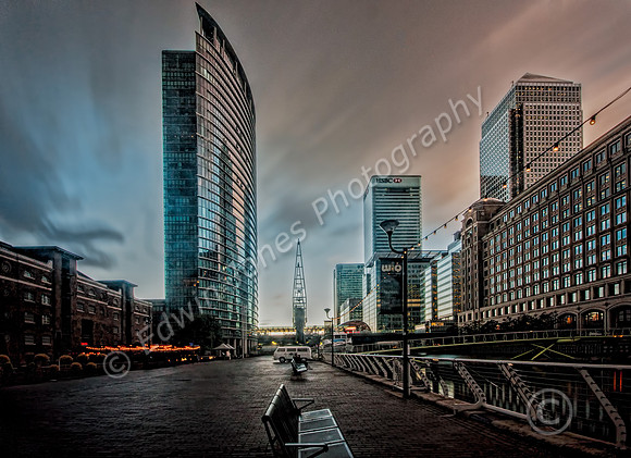 West India Quay Cityscape