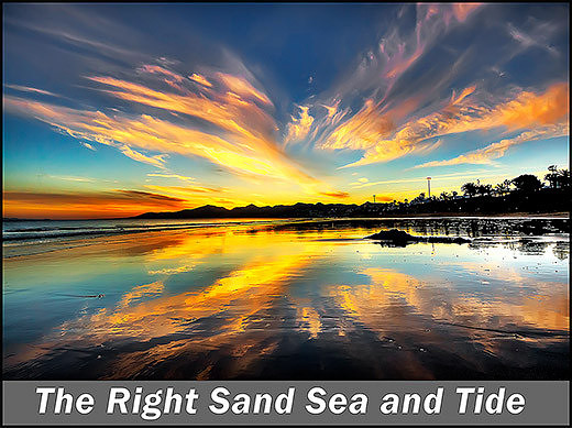 Sand Reflection Lanzarote