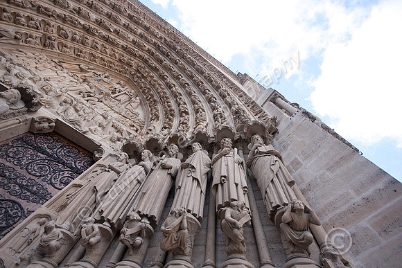 Notre Dame Entrance original