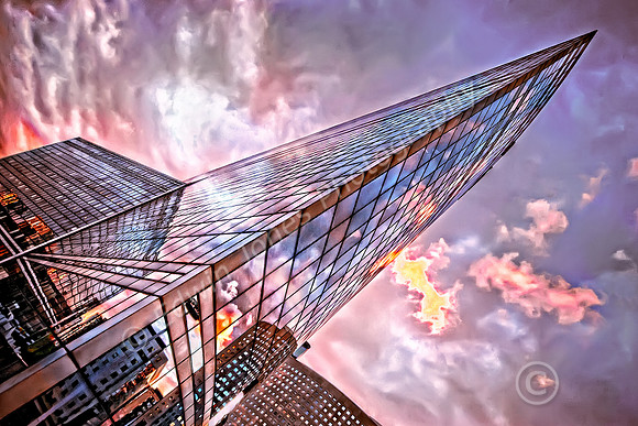 Glass Shard La Defense Paris