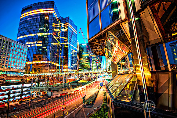 La Defense Blade Runner Cityscape